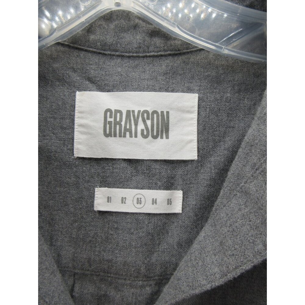 Grayson Frank Eileen Top 3 The Hero Flannel Shirt Hi Low Medium - Picture 9 of 11